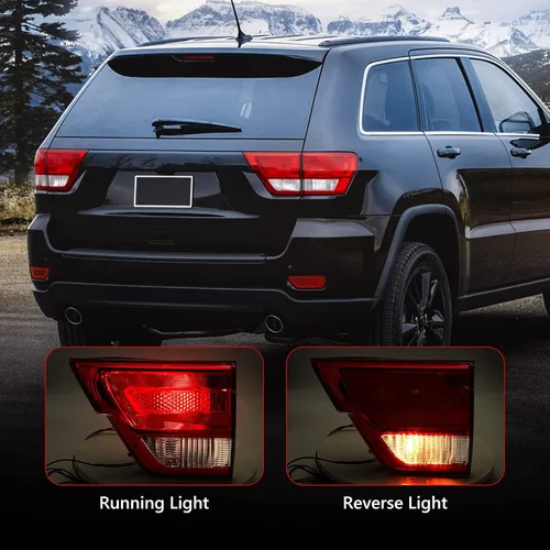 Miniatura 2 de Huray Luz Trasera Interior Derecha Compatible con Jeep Grand Cherokee 2011-2013 Ensamblaje de Lámpara de Luz Trasera del Lado del Pasajero de RH