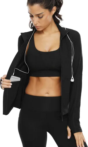 Miniatura 5 de VUTRU - Chaqueta de entrenamiento con cremallera completa para mujer, para hacer yoga o correr