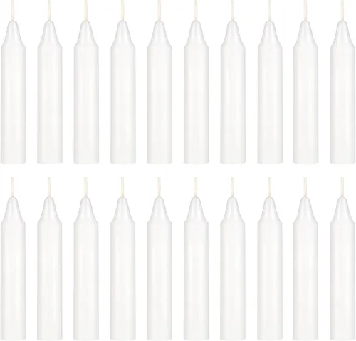 Miniatura 8 de Mega Candles 10 piezas Velas Cónicas Mini Exquisitas de Colores Surtidos Sin Aroma, 4 Pulgadas de Alto x 3/4 Pulgadas de Diámetro, Campanillas