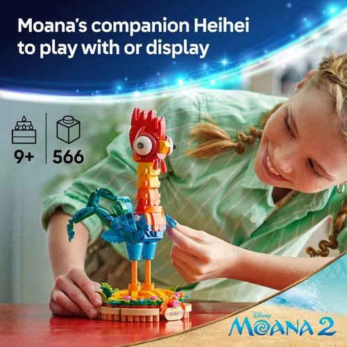 Miniatura 2 de LEGO Disney Moana 2 Heihei - Juguete de construcción para niños, niñas y niños, a partir de 9 años - Regalo para cumpleaños - Juguete de Moana