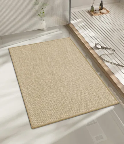Miniatura 72 de chakme Alfombras de Baño 24x17, Alfombra de Baño Ultra Delgada Antideslizante Pequeña de Secado Rápido Absorbente para Piso de Baño