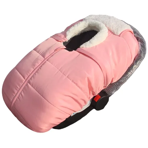 Miniatura 9 de Fairy Baby Funda de asiento de automóvil de invierno para asiento de bebé, impermeable, cálida, funda de asiento de automóvil para bebé, funda