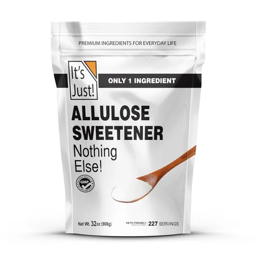 It's Just - Alulosa, sustituto del azúcar, edulcorante apto para Keto, no glucémico, sin OMG (32 onzas)