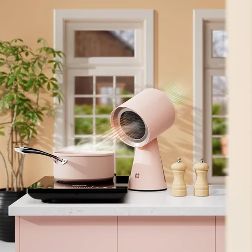 Miniatura 7 de CIARRA Campana extractora portátil, campana extractora de escritorio con ventilador de escape de 2 velocidades, filtro de aluminio desmontable, taza