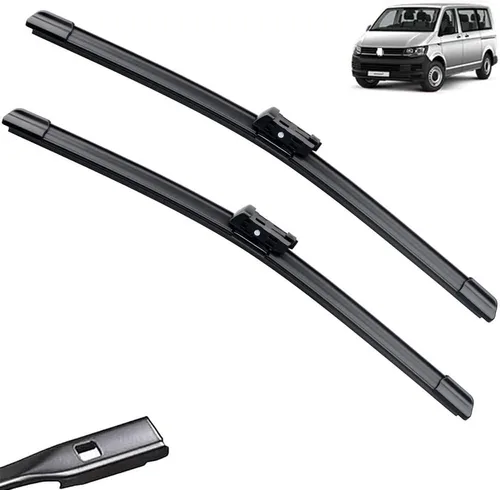 Miniatura 11 de Escobillas de limpiaparabrisas compatibles con VW T5 Transporter Caravelle Multivan California Kombi Shuttle - Escobillas para parabrisas delantero