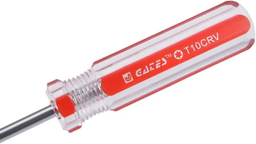 Miniatura 4 de uxcell Destornillador Torx, destornillador de estrella magnético de seguridad T10 de 0.118 in con eje CR-V de 4 pulgadas