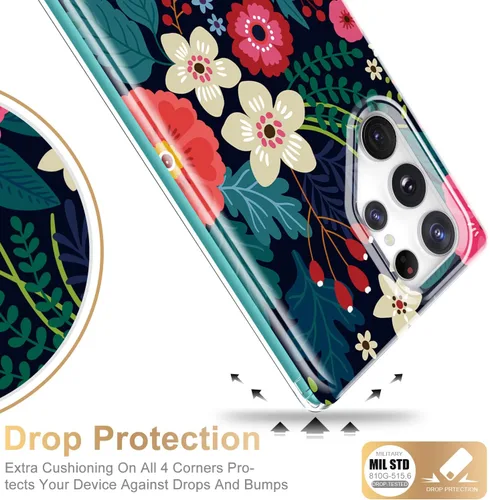 Miniatura 5 de ESDOT - Funda protectora Samsung Galaxy S22, grado militar, resiste caídas de 21 pies, diseño moderno, para mujeres, a prueba de golpes, para Galaxy