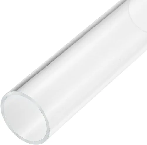 Miniatura 37 de MECCANIXITY Tubo acrílico transparente rígido redondo tubo 145 mm (5.7 ") ID 150 mm (6") OD 6" para lámparas y linternas, sistema de refrigeración