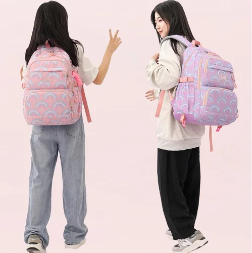 Miniatura 7 de Mochila para niños y niñas con lonchera para la escuela combo de lonchera
