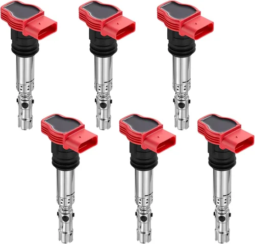 Miniatura 52 de BDFHYK Paquete de bobinas de encendido UF529 y bujías de iridio 4644 compatibles con Audi A3 A4 Allroad Quattro A5 Quattro Q5 TT Quattro Volkswagen