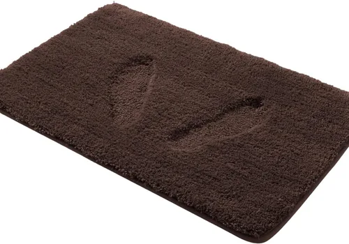 Miniatura 2 de YHF - Alfombras de baño de 17 x 24 pulgadas, extra gruesas y suaves, de microfibra peluda, lavables a máquina, alfombras de baño absorbentes, tapete