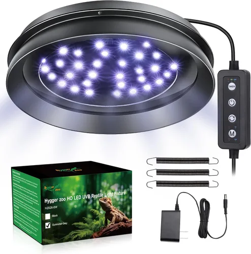 Miniatura 8 de Lámpara UVB para Reptiles con Atenuación, Foco de Luz LED UVB para Dragón Barbudo, Gecko, Lagarto, Tortuga, Serpiente, Luminosidad Ajustable