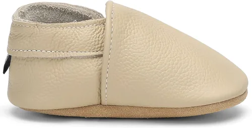 OWLOWLA Zapatos de bebé de suela suave, zapatos de cuna de cuero para primeros pasos, mocasines para bebés, zapatos para niños y niñas