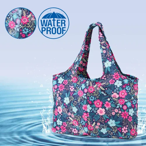 Miniatura 6 de ZOOEASS - Bolso grande de hombro para mujer, impermeable, multifunción, de nailon, para viaje