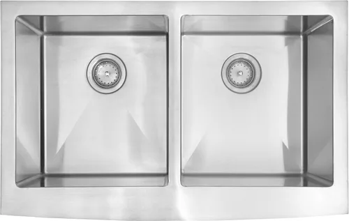 Miniatura 14 de MSI Fregadero y colador de cocina de acero inoxidable calibre 16 50/50 de 32 pulgadas