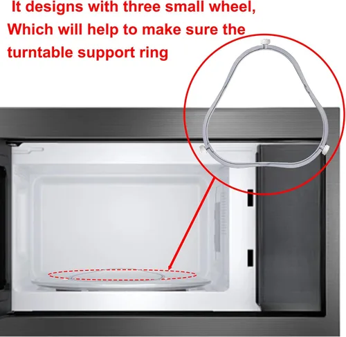 Miniatura 5 de Anillo giratorio de microondas W11252182 de 7.48 pulgadas, apto para microondas Maytag, sustituye a 8206227, W10435114