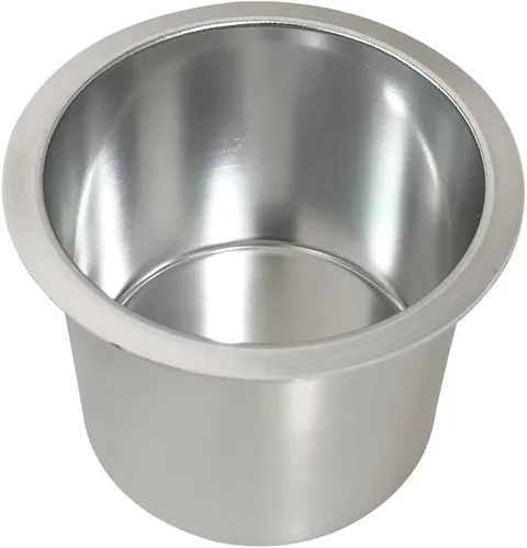 Miniatura 7 de Yuanhe Portavasos de Aluminio Jumbo - Paquete de 10 Portavasos Plateados para Mesa de Juego de Póker, Ideal para Casino, Sofá, Barcos, Pontón, Banco