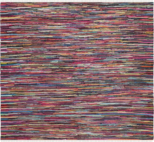 Miniatura 18 de SAFAVIEH Rag Rug Collection - Alfombra decorativa de 2 x 3 pies, color gris, hecha a mano, de algodón a rayas, ideal para zonas de alto tráfico