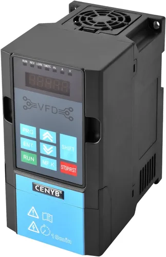 Miniatura 11 de Unidad de frecuencia variable de 2.2KW 3HP 11A vfd 220v Entrada 220v Salida trifásica, 0-3000Hz, modo de sintonización de botón de arriba/abajo