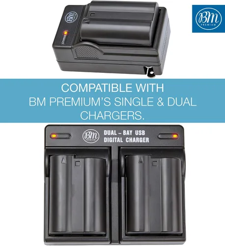Miniatura 5 de BM Premium Batería EN-EL15 para cámara digital Nikon D850, D7500, 1 V1, D500, D600, D610, D750, D800, D800E, D810, D810A, D7000, D7100, D7200