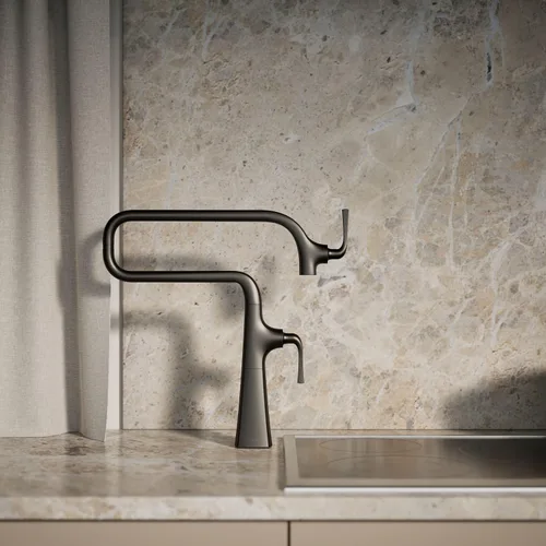 Miniatura 5 de Kohler K-22067-BL - Llenador de ollas para fregadero de cocina Graze