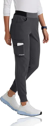 Miniatura 3 de BARCO Skechers Vitality Electra Scrub Jogger para mujer, estilo yoga, pantalón médico de tela sostenible para mujer, Negro