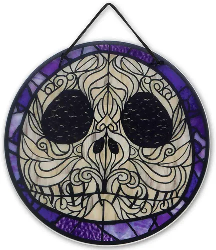 Miniatura 18 de Disney The Nightmare Before Christmas Jack Skellington - Decoración colgante de pared de madera, divertido letrero de Halloween para decoración