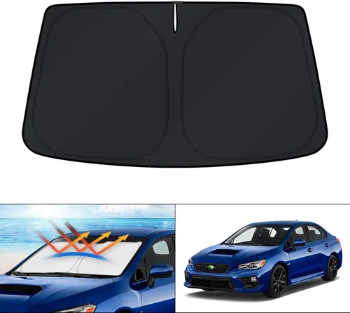 Miniatura 58 de KUST - Parasol plegable para parabrisas para Ford Ranger, accesorios 2019-2025 2026, parasol personalizado para ventana, protector solar plegable