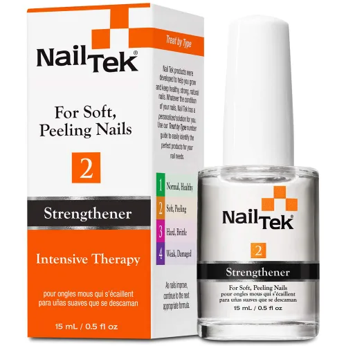 Miniatura 9 de Nail Tek Ridge Filler Formula 2 – Clear Ridge Filler para uñas, capa base, esmalte fortalecedor de uñas para uñas suaves y peladas, 0.5 onzas