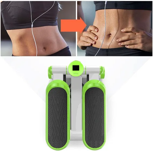 Miniatura 3 de YSUEFIJO Mini escalón con bandas de resistencia, equipo portátil de entrenamiento, máquina de ejercicio de fitness, máquinas de fitness aeróbico