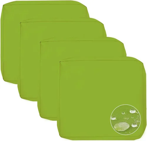 Miniatura 40 de Sqodok - Fundas para cojines de patio de 18 x 18, fundas impermeables para cojines de exterior de repuesto, 2 unidades, fundas para asientos