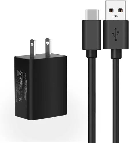Cargador rápido para Samsung Galaxy Tab S7, Tab S7 FE, Tab S7+ Plus, SM-T870 SM-T878 SM-T970 SM-T978 SM-F707 Tablet USB C Carga rápida 3.0 Cargador