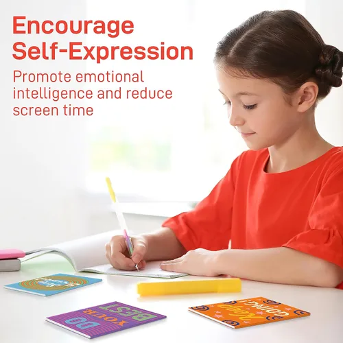 Miniatura 6 de S&O - Juego de mini cuadernos motivacionales a granel con 12 mensajes únicos, cuadernos inspiracionales para niños, colección de diarios de bolsillo
