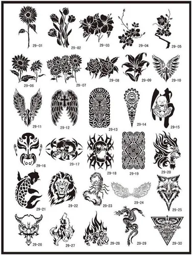 Miniatura 3 de Juego de folletos de plantillas temporales con 30 diseños de plantillas reutilizables diferentes