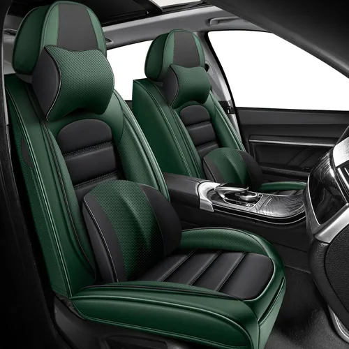 Miniatura 26 de Cubiertas de asiento ILMO para camiones 2009-2026 F150, 2011-2026 F250 F350 XL XLT Super Duty Crew Cab Lariat King Ranch Platinum, protectores