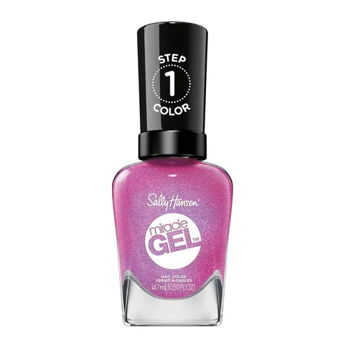 Miniatura 48 de Sally Hansen Miracle Gel Supercharged Pinks Esmalte de uñas Fórmula similar a gel de calidad de salón, sistema de dos pasos, no necesita luz UV