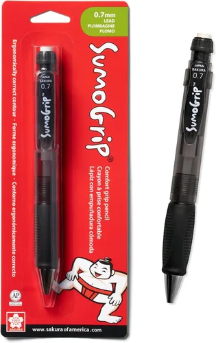 Miniatura 9 de SAKURA 50282 Sumo-Grip, pluma de 0,5 mm con borrador, azul claro Azul transparente