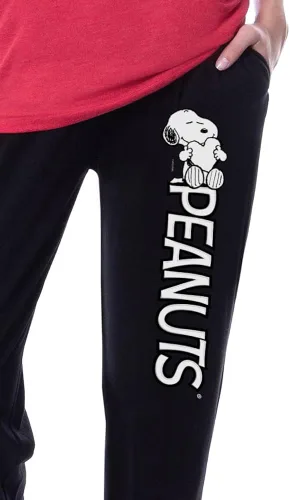 Miniatura 3 de INTIMO Peanuts Snoopy Keep Calm And Hug On - Conjunto de pijama para mujer, Multi colorido