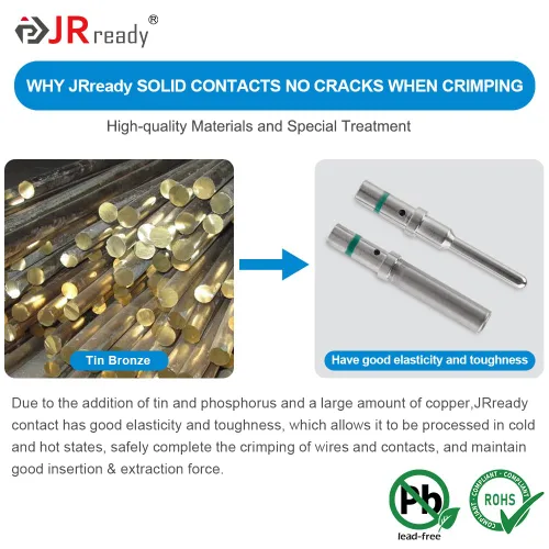 Miniatura 9 de JRready 90 pares/180 piezas Deutsch Conectores de pines y enchufes de contactos sólidos tamaño 16 - pines macho/hembra