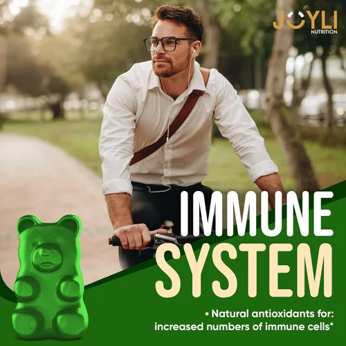 Miniatura 6 de JOYLI Nutrition Paquete de 2 gomitas de musgo marino para adultos y niños, suplemento vegano de musgo marino irlandés con vejiga y raíz de bardana