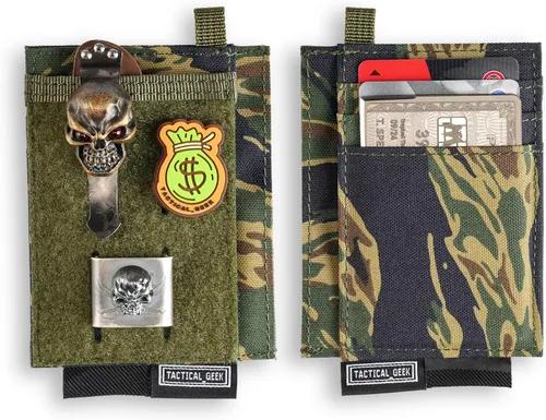 Miniatura 9 de TACTICAL GEEK EXT5 EDC - Bolsa de almacenamiento delgada, elegante y ligera, organizador de tarjetas con tela de nailon, bolsillo para tarjetas