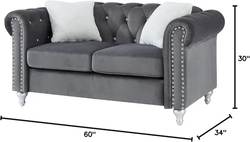 Miniatura 3 de Sillón Glory Furniture Delray, Gris