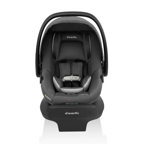 Evenflo LiteMax NXT Asiento de coche infantil y para preemies con orientación trasera, ligero, de 3 a 30 libras, con SensorSafe. Fácil instalación