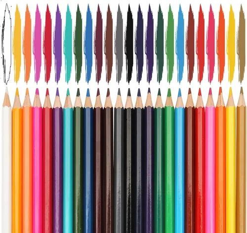 Miniatura 3 de Madisi Lápices de colores a granel - Pre-afilados - 12 paquetes de 24 unidades - 288 lápices de colores para niños