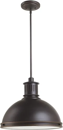 Miniatura 3 de Sea Gull Lighting One 65085-962-One - Colgante ligero, níquel cepillado