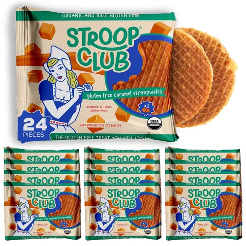 Miniatura 14 de Stroop Club Stroopwafel de Caramelo Orgánico Infusionado con Chai Indulgencia Vegana, a Base de Plantas y Aprobada por los Holandeses - 24