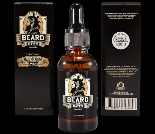 Miniatura 7 de El mejor kit para barba Bálsamos para barba de primera calidad, aceite orgánico para barba, peine plegable de lujo, bolsa de cuero grabada