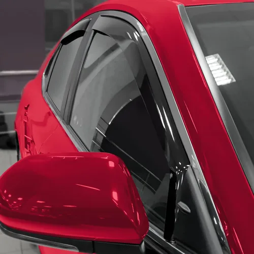 Miniatura 2 de Voron Glass - Protectores de lluvia extra duraderos en canal para Toyota Camry 2018-2024, deflectores de ventana, viseras de ventilación, 4 piezas