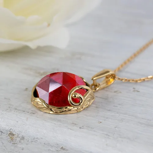 Miniatura 9 de Collar de piedras preciosas chapado en oro de 14 quilates para mujer, collares de oro de 14 quilates para mujer, oro sobre plata esterlina 925