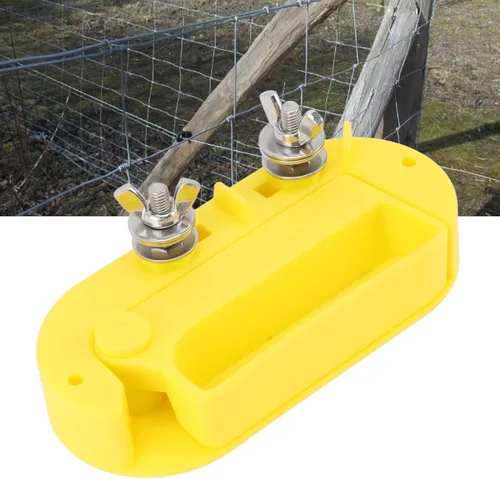 Miniatura 6 de Interruptor de valla eléctrica, interruptor de corte Interruptor eléctrico de valla de plástico de un solo polo, tensor de alambre de valla
